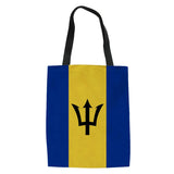 Jamaica Flag Ladies Folding Shopping Bag Tote Bag Canvas Shoulder Bag