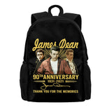 James Dean 90th Anniv. Signature Backpack Large Capacity Print Tote Bag