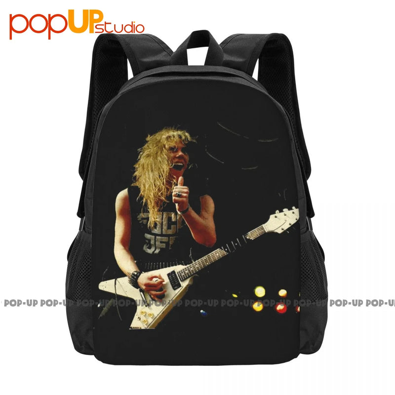 James Hetfield Birthday Backpack Large Capacity Bookbag
