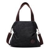 Jamhoo Shoulder Bag Canvas Women Handbags Bucket Floral Tote Crossbody Bag