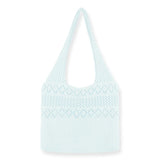 Jamhoo Women Hollow Woven Shoulder Bags Knitting Handbags Large Capacity