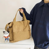Japan & Korea Canvas Totes for Women 100% Cotton Fabric Casual Handbags