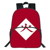Japan Anime Backpack Uzumaki Sasuke School Bag 3D Printing Children Bookbag
