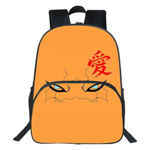 Japan Anime Backpack Uzumaki Sasuke School Bag 3D Printing Children Bookbag