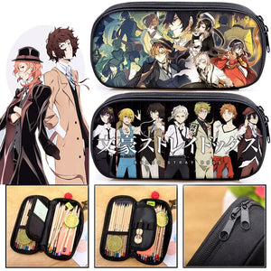 Bungou Stray Dogs Pencil Bag Chuuya Nakahara Osamu Dazai Makeup Bag