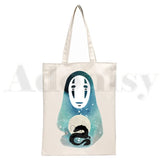 Japan Anime Spirited Away Hayao Handbag Women Canvas Bag
