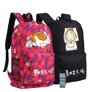 Japan Anime Cat Natsume's Book of Backpack Game Schoolbag