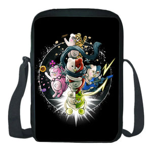 Japan Anime Danganronpa Shoulder Bag Monokuma Men Messenger Bags Women Crossbody