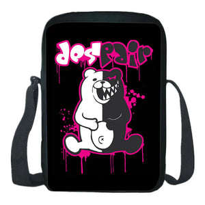 Anime Danganronpa Monokuma Messenger Bag Crossbody Schoolbag