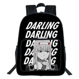 Japanese Anime Darling In The Franxx Backpack Student Bookbag Women Rucksack