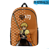 Anime Demon Slayer Backpack Children Schoolbag Kimetsu No Yaiba Tomioka Giyuu