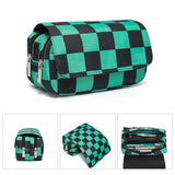 Anime Demon Slayer Kimetsu No Yaiba Pencil Case Zipper Student Stationery Wallet