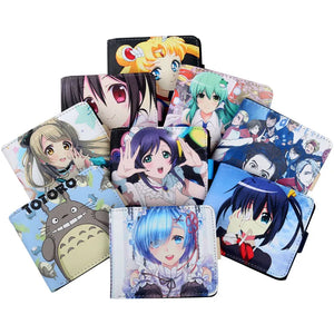 Anime Girl Wallets Totoro/Your Name/Yuri On ICE Cosplay Wallet