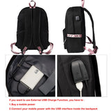 Haikyuu Anime Prints School Bag USB Charging Girls Backpack