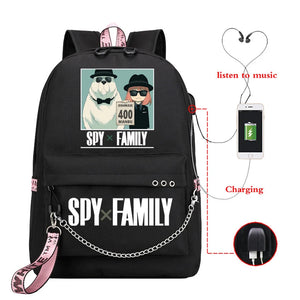 Japan Anime Spy X Family 400 School Bags Women Student Backpack