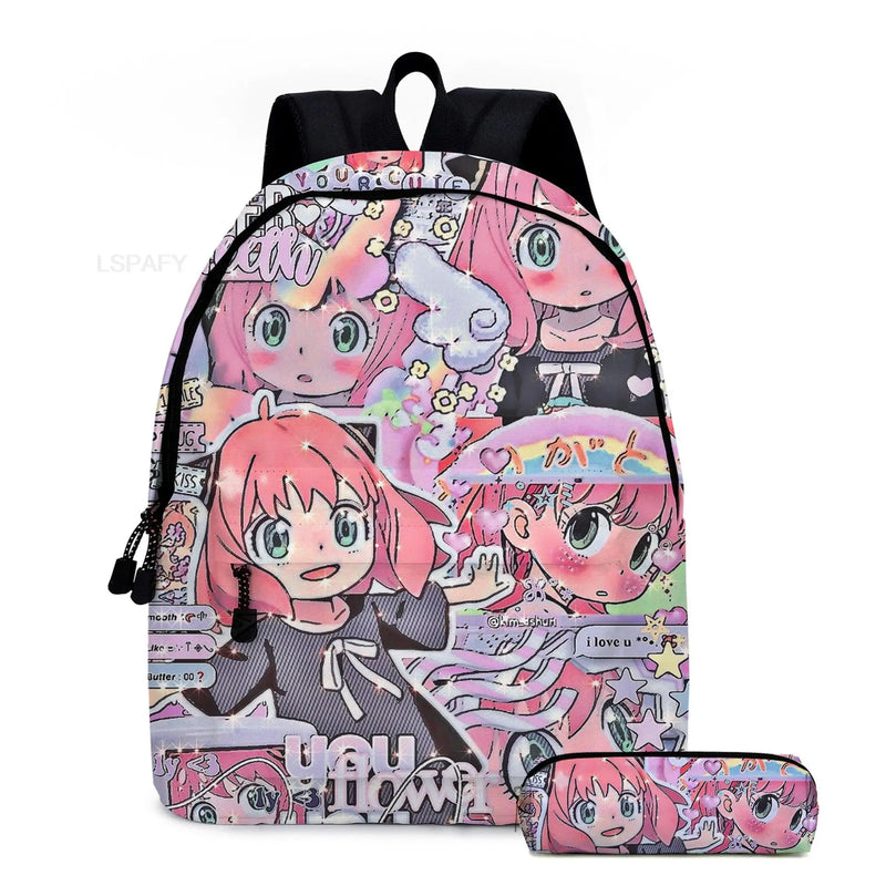 Spy X Family Anya Backpack 3D Printed Anime School Bag