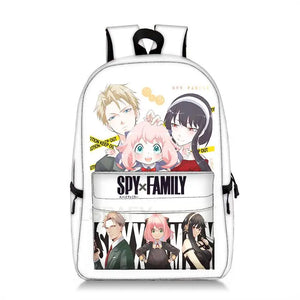 Anime Spy X Family Anya Forger Backpack Waterproof Schoolbag