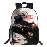 Japan Anime Tokyo Ghoul Backpack Boy Girl Bag Cartoon Double-layer Travel Bag
