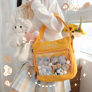 Japan Ita Bag Crossbody Mini Clear Layer Purse For Teen