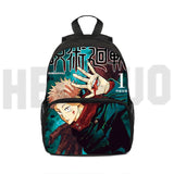 Jujutsu Kaisen Backpack Men Waterproof School Bags Yuji Itadori Laptop Travel