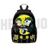 Jujutsu Kaisen Backpack Men Waterproof School Bags Yuji Itadori Laptop Travel