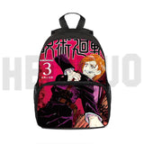 Jujutsu Kaisen Backpack Men Waterproof School Bags Yuji Itadori Laptop Travel