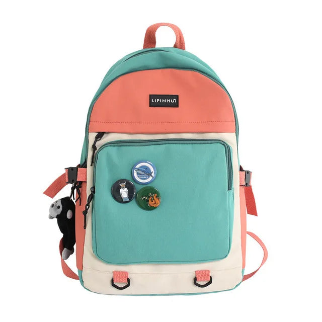 Japan Korea Harajuku Street Backpack Student College Schoolbag