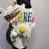 Funny Plush Yolk Crossbody Cute Handbag for Girls
