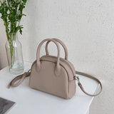 Japanese Square PU Leather Women's Shoulder Messenger Bag
