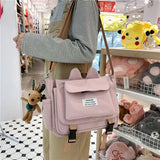 Japan Style Women Shoulder Messenger Bag Waterproof Nylon Crossbody Bag