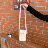 Corduroy Shoulder Messenger Bag Women Crossbody Mini Handbag