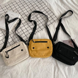 Japan Style Girl Shoulder Bag Canvas Crossbody Student Phone Purse