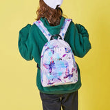 Harajuku Butterfly Backpack Women Waterproof Nylon Summer Bagpack