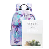 Harajuku Butterfly Backpack Women Waterproof Nylon Summer Bagpack