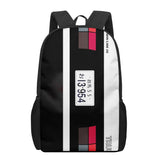 Japan Initial D 3D Print School Backpack Kids Bag Kindergarten