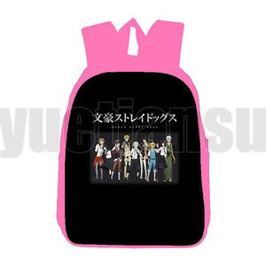 Japanese 12 Inch 3D Anime Bungou Stray Dogs Backpack