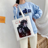 Osamu Dazai Canvas Bag Large Women Handbag