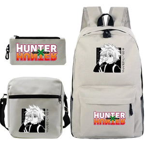 Anime Hunter X Hunter Backpack Schoolbag Harajuku Travel Laptop Bag