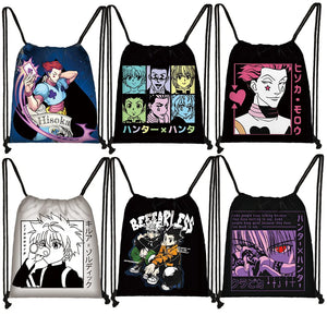 Anime Hunter X Hunter Storage Bag Boys Girls HXH Killua Gon Freecss