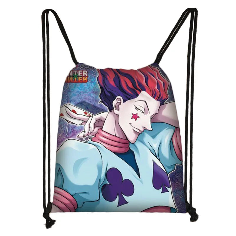 Anime Hunter X Hunter Storage Bag Boys Girls HXH Killua Gon Freecss