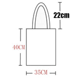 Jujutsu Kaisen Itadori Handbags Canvas Tote Bag Women Shopping Reusable Sho