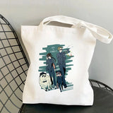 Anime SPYFAMILY Tote Bag Harajuku Spy x Family Canvas Anya Smug Shoulder Bag