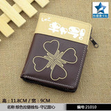 Shugo Chara Anime Short Wallet Purse with Zipper