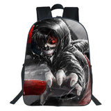 Japanese Anime Tokyo Ghoul Backpack School Bag for Girls Boys