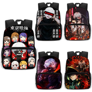 Tokyo Ghoul Cosplay Backpack Boys School Students Shoulder Bag Men's Travel