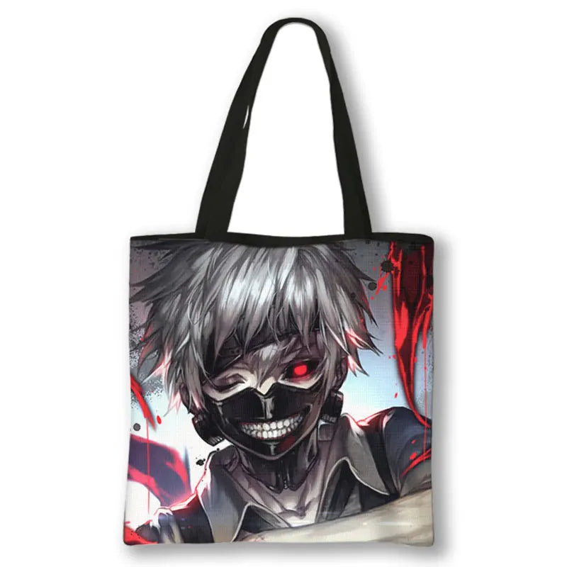 Japanese Anime Tokyo Ghoul Handbag Gothic Shoulder Bag Vintage Portable Gift