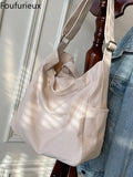 Japanese Canvas Messenger Bag Large Capacity Casual College Student Class Bags