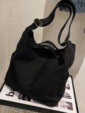 Japanese Canvas Messenger Bag Large Capacity Casual College Student Class Bags