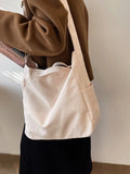 Japanese Canvas Messenger Bag Large Capacity Casual College Student Class Bags