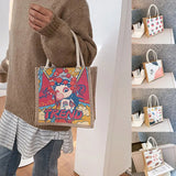 Japanese Canvas Bag Women's Handbag Crossbody Small Bag